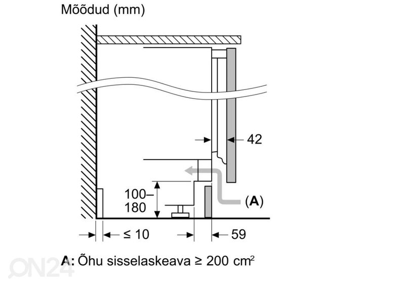 Integreeritav sügavkülmik Bosch GUN21ADE0 suurendatud