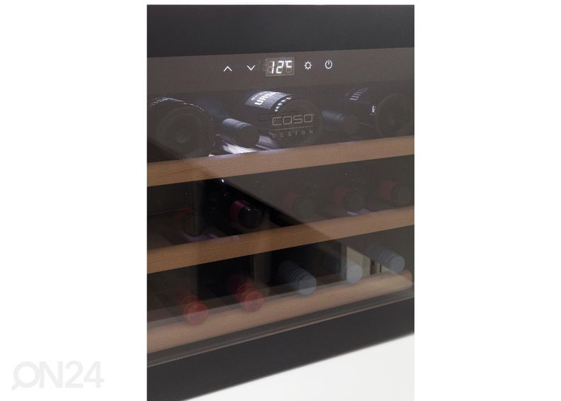 Integreeritav veinikülmik Caso WineSafe 18 EB BLACK, 627 suurendatud