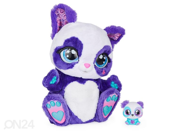 Interaktiivne mänguasi panda-emme beebiga 24 cm PEEK-A-ROO suurendatud