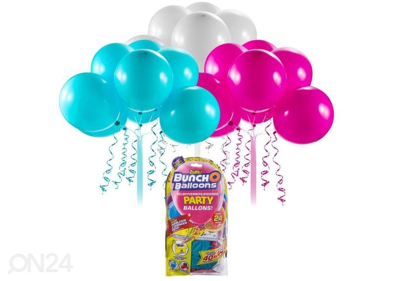 Isesulguvad õhupallid Zuru 24 tk suurendatud