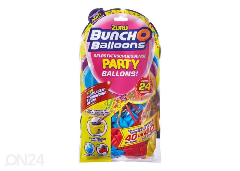 Isesulguvad õhupallid Zuru 24 tk suurendatud