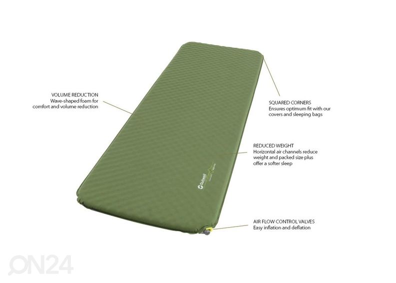 Isetäituv madrats Outwell Dreamcatcher Single 10 cm 195x63 cm suurendatud