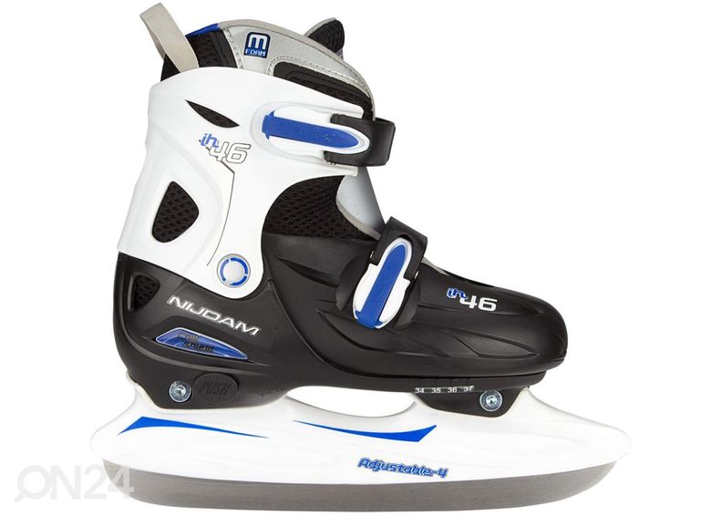 Jäähoki uisud reguleeritavad kõva saapaga Junior Nijdam suurendatud