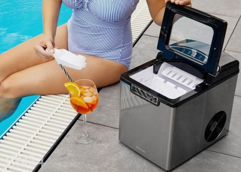 Jäämasin Sencor SIM3500SS, hõbe suurendatud