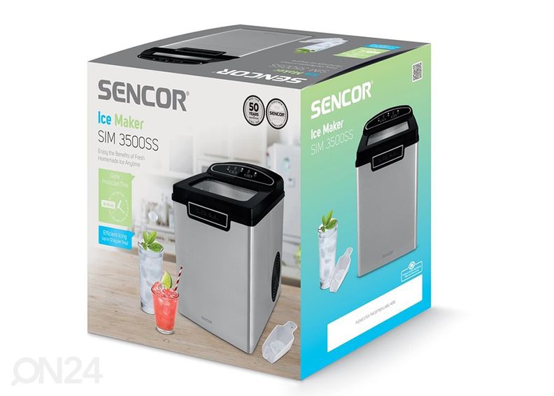 Jäämasin Sencor SIM3500SS, hõbe suurendatud