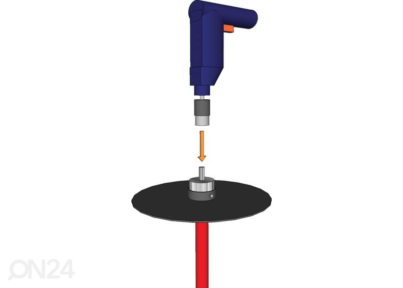 Jääpuuri spiraal 130 mm akutrellile suurendatud