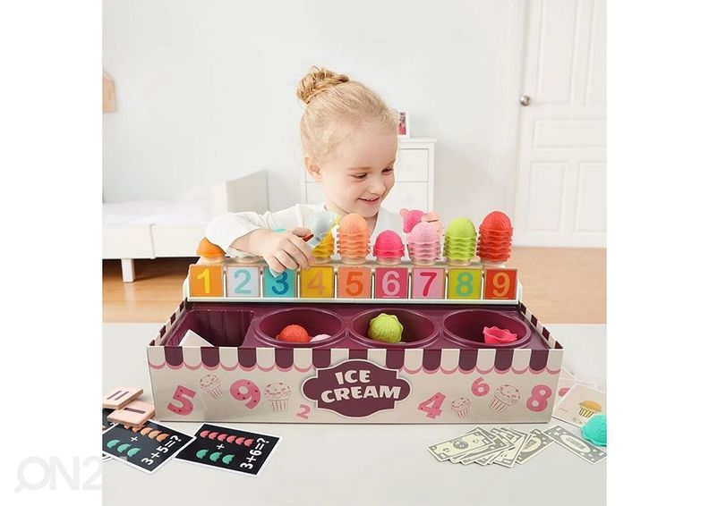 Jäätisekohviku komplekt arvutama õppimiseks suurendatud