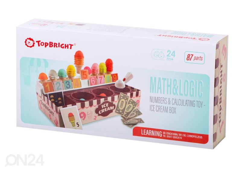 Jäätisekohviku komplekt arvutama õppimiseks suurendatud