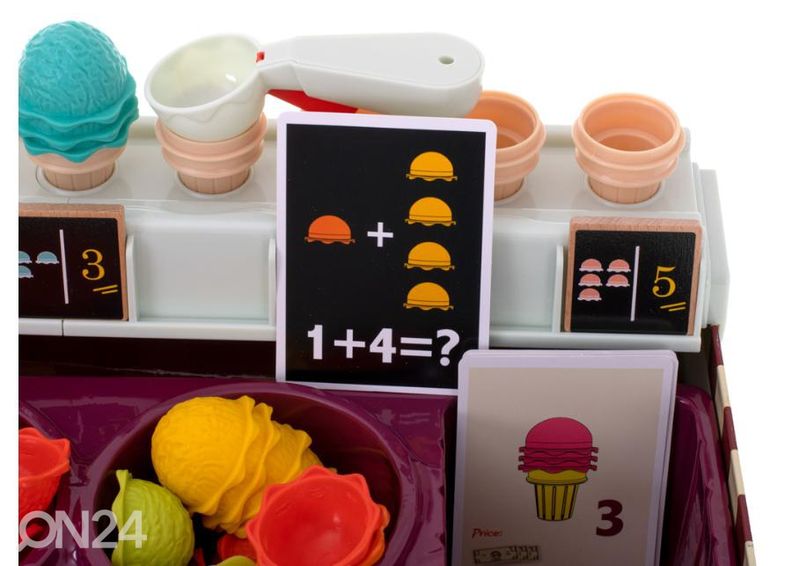 Jäätisekohviku komplekt arvutama õppimiseks suurendatud