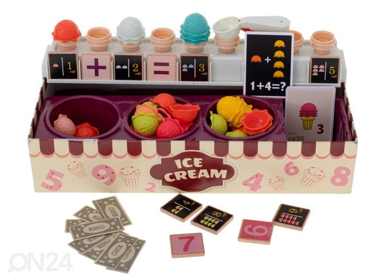 Jäätisekohviku komplekt arvutama õppimiseks suurendatud