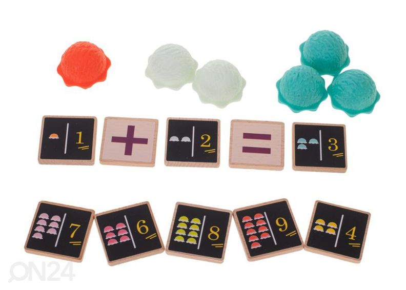 Jäätisekohviku komplekt arvutama õppimiseks suurendatud