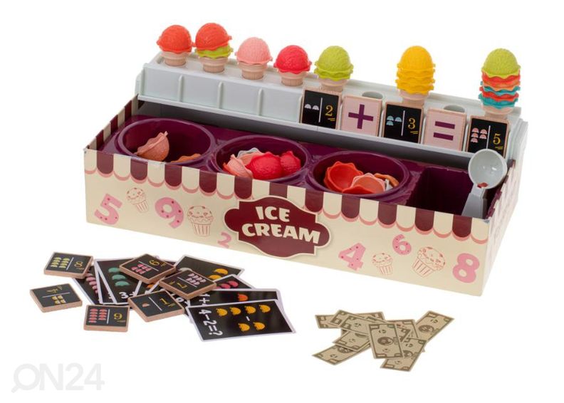 Jäätisekohviku komplekt arvutama õppimiseks suurendatud