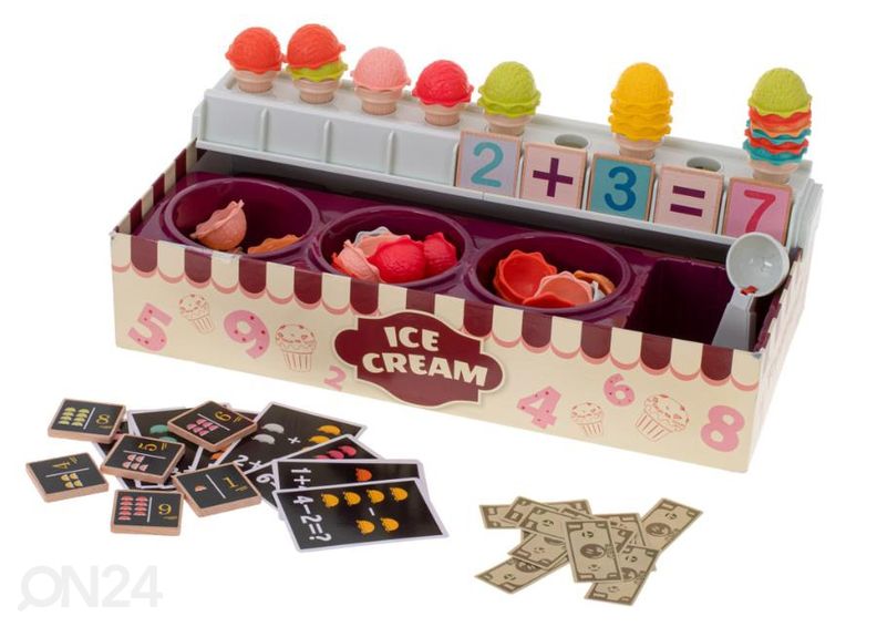 Jäätisekohviku komplekt arvutama õppimiseks suurendatud