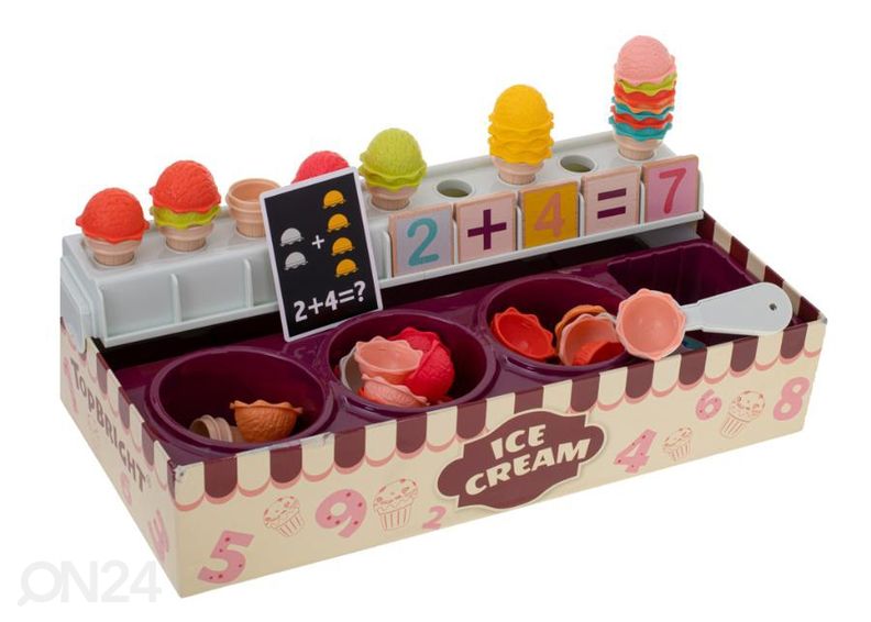 Jäätisekohviku komplekt arvutama õppimiseks suurendatud