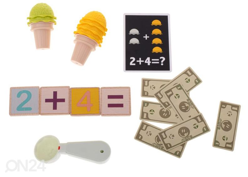 Jäätisekohviku komplekt arvutama õppimiseks suurendatud