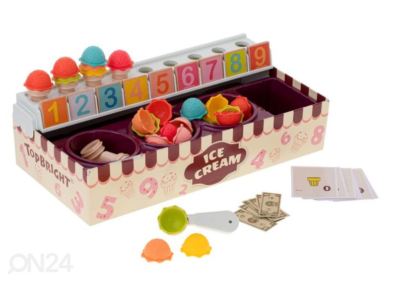 Jäätisekohviku komplekt arvutama õppimiseks suurendatud