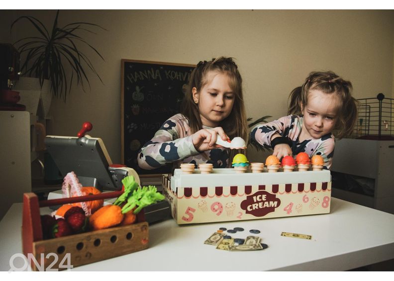 Jäätisekohviku komplekt arvutama õppimiseks suurendatud