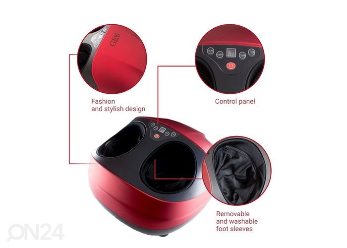 Jalamasseerija Soojendusega, GESS Velvet suurendatud