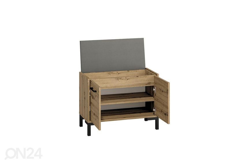 Jalanõudekapp / pink Porto 70 cm suurendatud