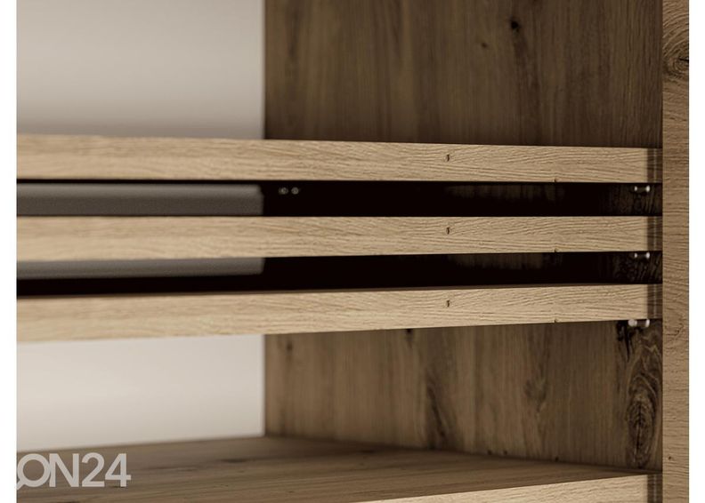 Jalanõudekapp / pink Porto 70 cm suurendatud