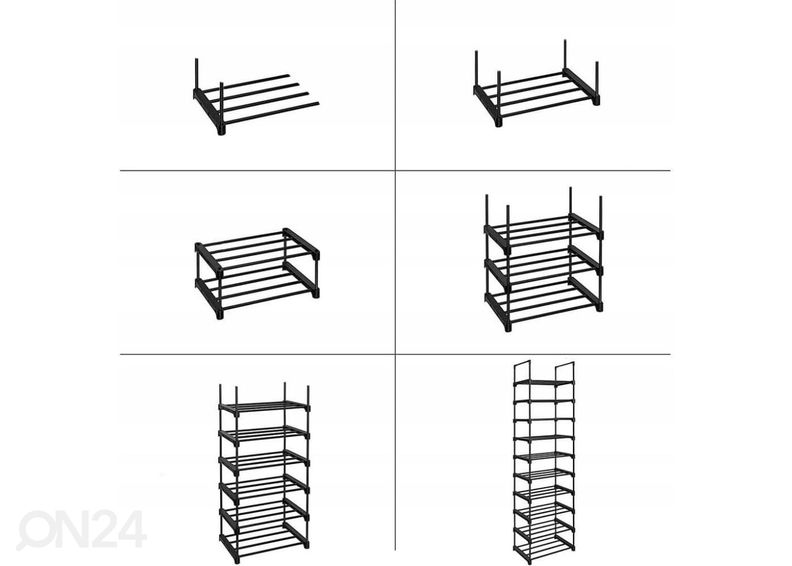 Jalanõuderiiul, must suurendatud