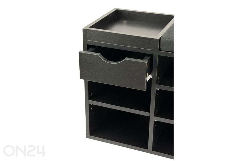 Jalanõuderiiul/pink 100 cm, must suurendatud