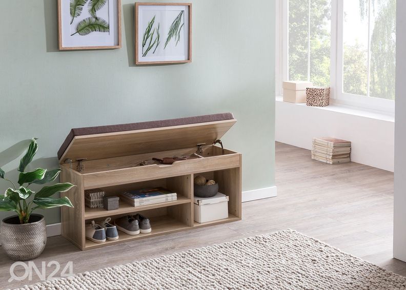 Jalanõuderiiul / pink Laura, sonoma tamm suurendatud