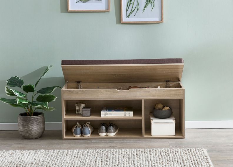 Jalanõuderiiul / pink Laura, sonoma tamm suurendatud