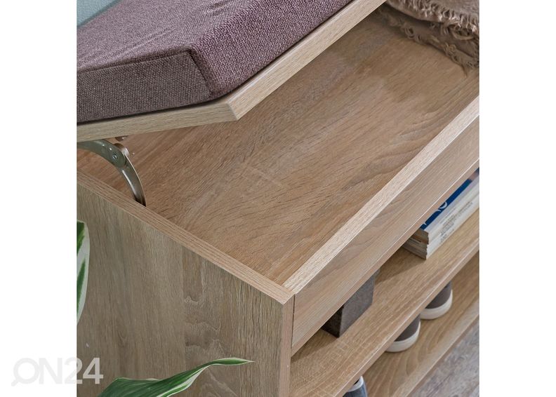 Jalanõuderiiul / pink Laura, sonoma tamm suurendatud