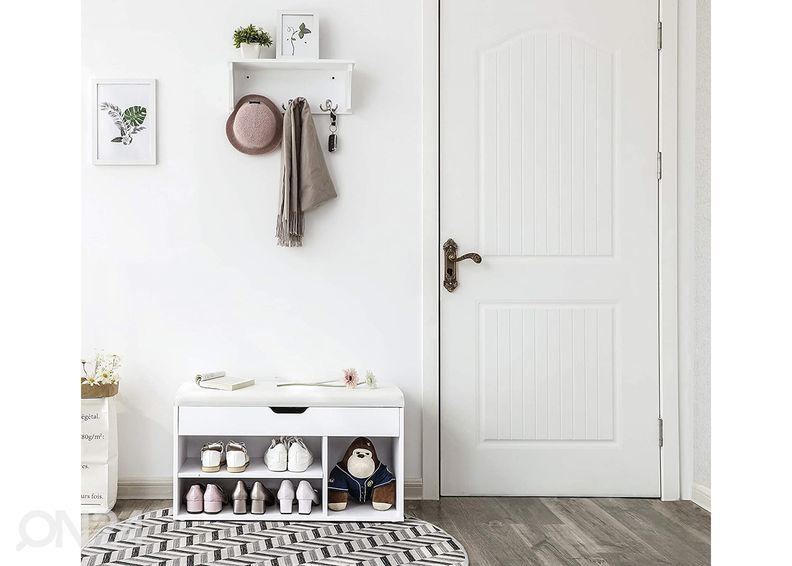 Jalanõuderiiul/ pink, valge suurendatud