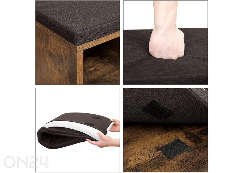 Jalanõuderiiul, pruun suurendatud