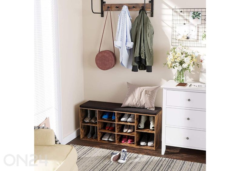 Jalanõuderiiul, pruun suurendatud