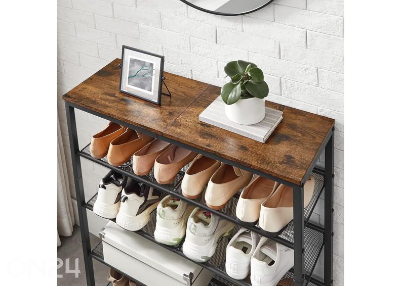 Jalanõuderiiul, pruun/must suurendatud