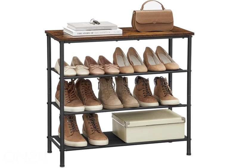 Jalanõuderiiul, pruun/must suurendatud