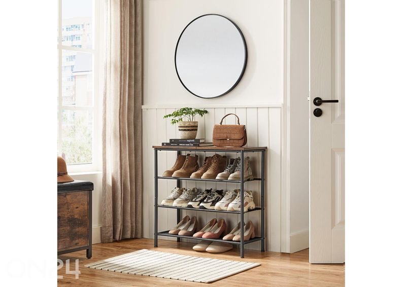 Jalanõuderiiul, pruun/must suurendatud