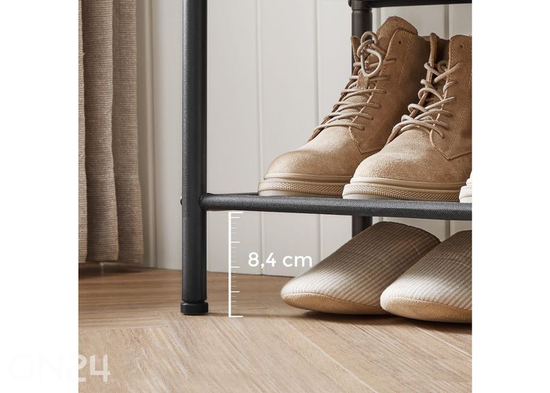 Jalanõuderiiul, pruun/must suurendatud