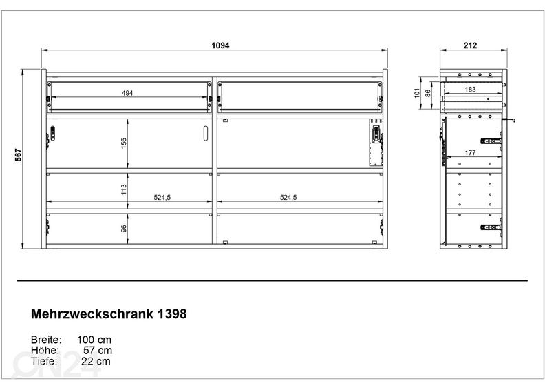 Jalatsikapp Ameca suurendatud