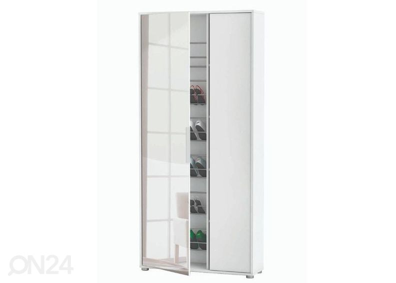 Jalatsikapp peegliga Ebony 2u suurendatud