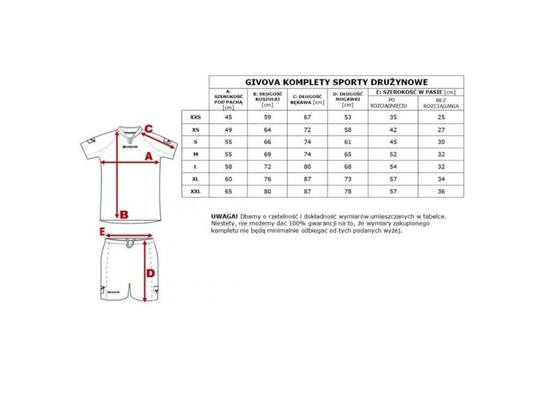 Jalgpalli vorm meestele Givova Kit Vittoria KITT04 1310 suurendatud