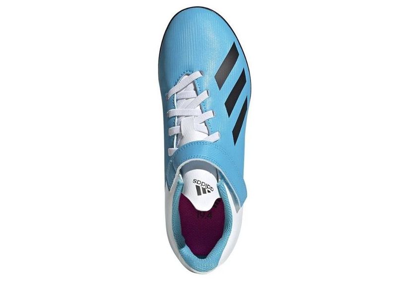 Jalgpallijalatsid lastele kunstmuru adidas X 19.4 H&L TF JR EF9126 sinine suurendatud