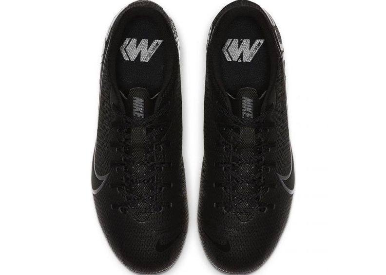 jalgpallijalatsid muru/kunstmuru lastele Nike Mercurial Vapor 13 Academy FG/MG JR AT8123 001 must suurendatud