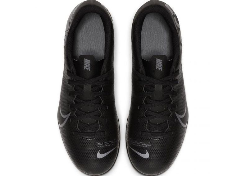 jalgpallijalatsid muru/kunstmuru lastele Nike Mercurial Vapor 13 Club FG/MG JR AT8161 001 must suurendatud