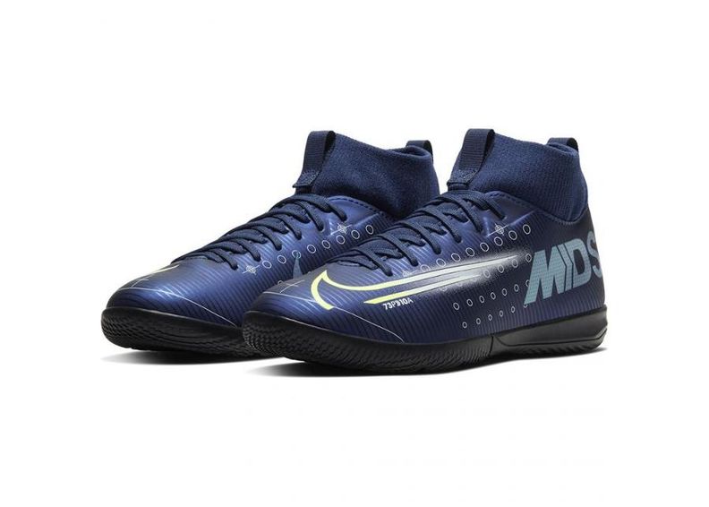 Jalgpallijalatsid saali lastele Nike Mercurial Superfly 7 Academy MDS IC Jr BQ5529 401 suurendatud