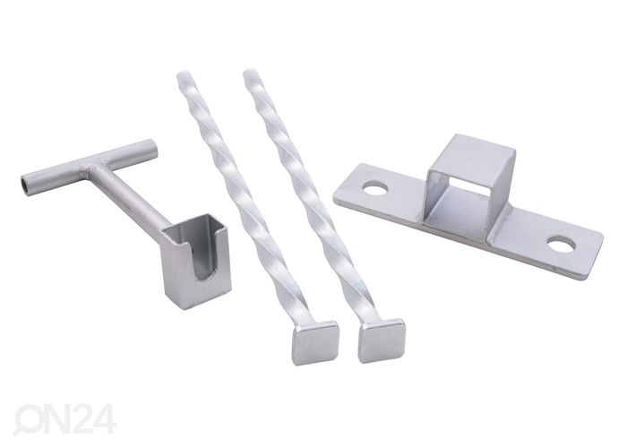 Jalgpallivärav alumiiniumist teisaldatav 5,0 x 2,0 m suurendatud