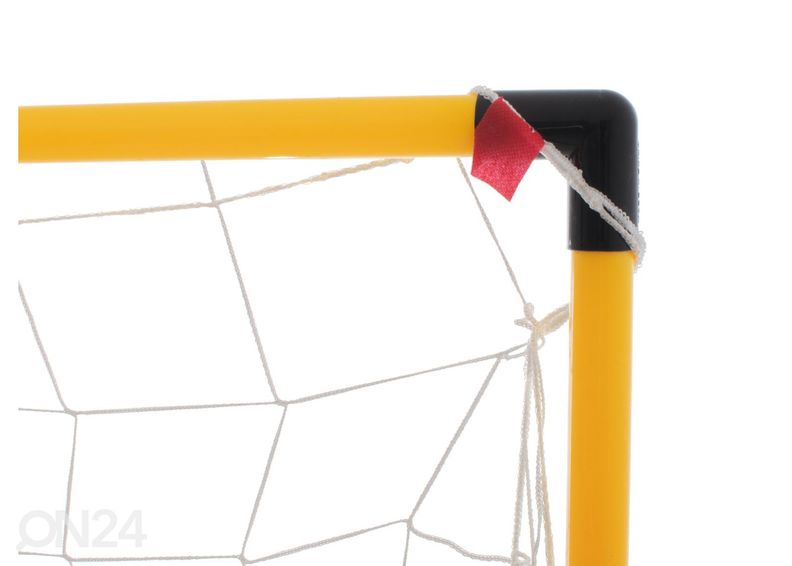 Jalgpallivärav koos täpsusseina ja palliga suurendatud