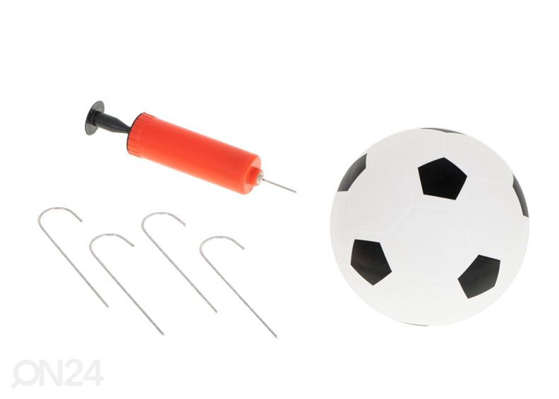 Jalgpallivärav koos täpsusseina ja palliga suurendatud