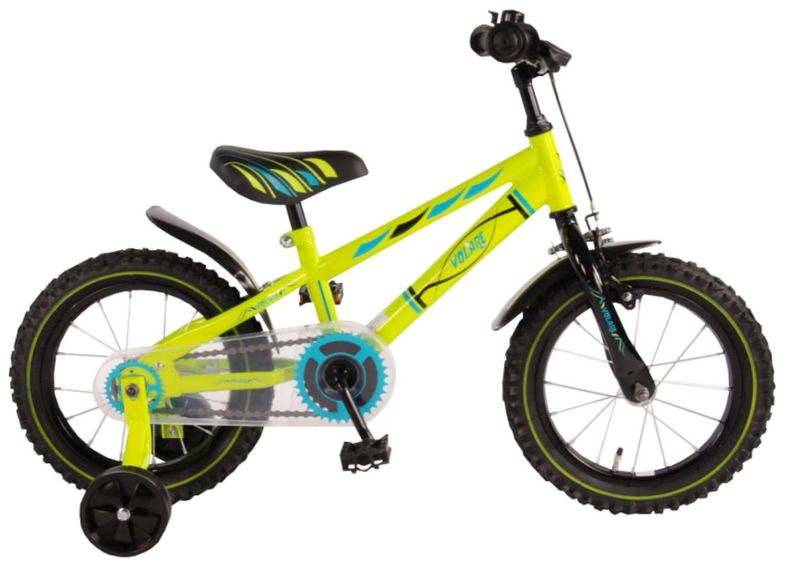 Jalgratas lastele Electric roheline 14 tolli Volare suurendatud