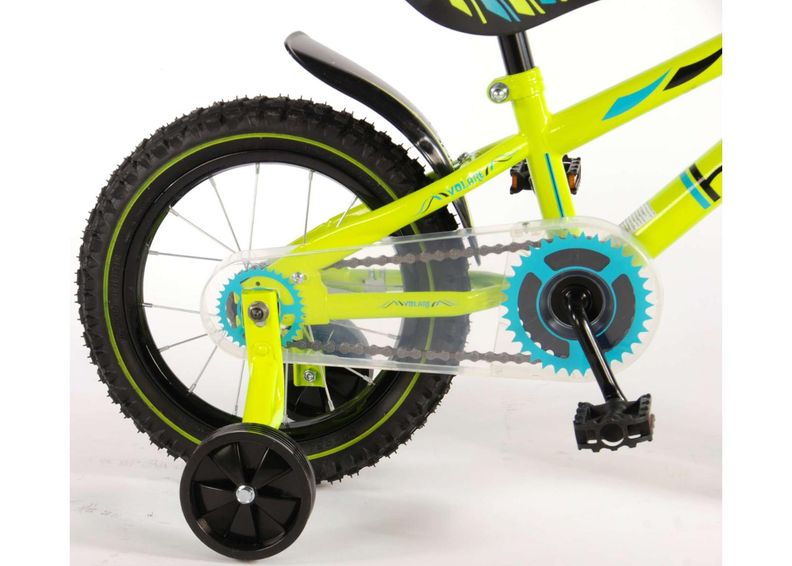Jalgratas lastele Electric roheline 14 tolli Volare suurendatud