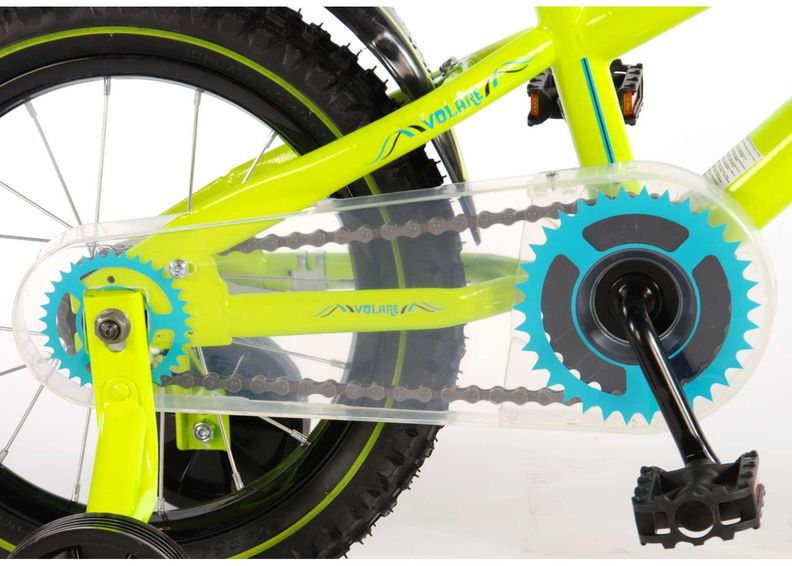 Jalgratas lastele Electric roheline 14 tolli Volare suurendatud