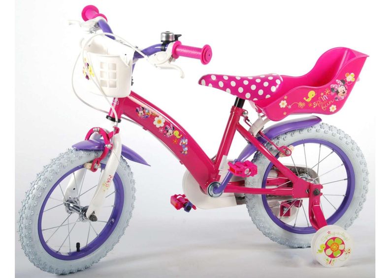 Jalgratas tüdrukutele Disney Minnie Bow-Tique 14 tolli suurendatud